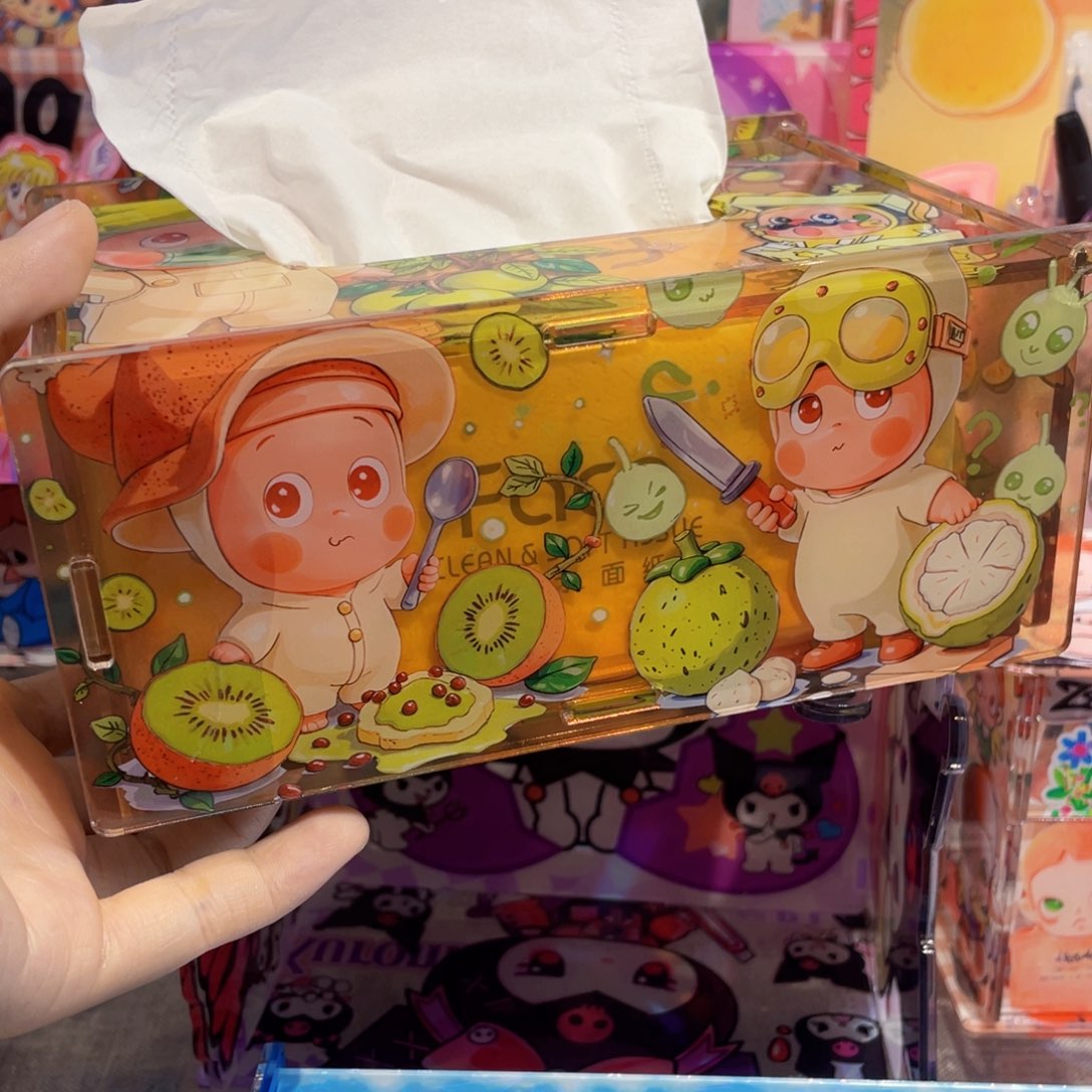 星星人纸抽盒收纳