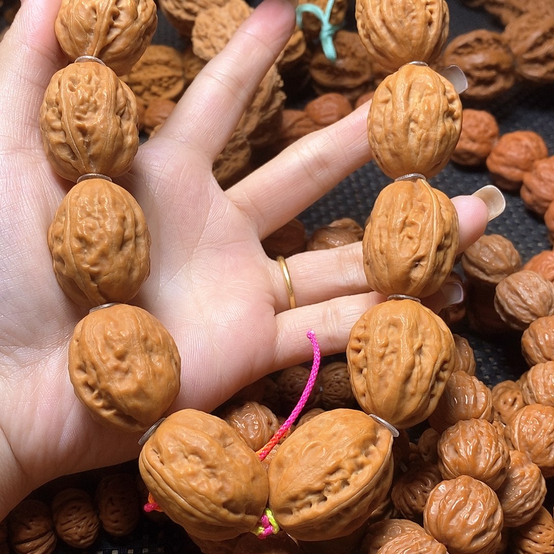 蓝***蓝文玩核桃手串麦穗