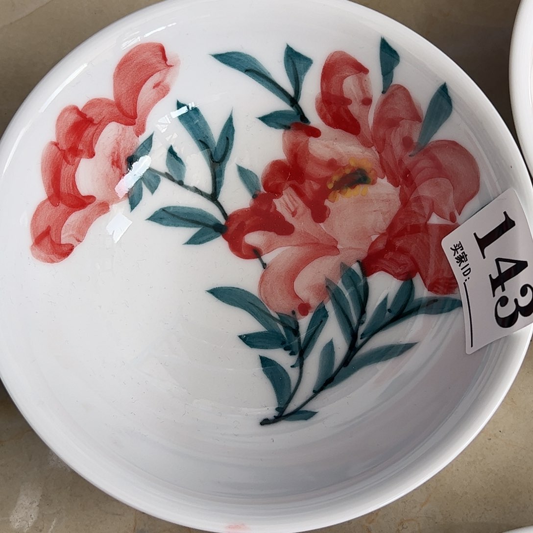 瓷片景德镇陶瓷手工手绘制作