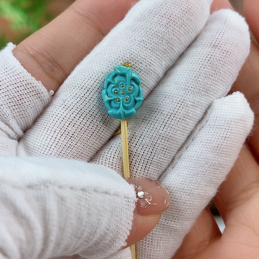 绿松石珠宝奇石未镶嵌