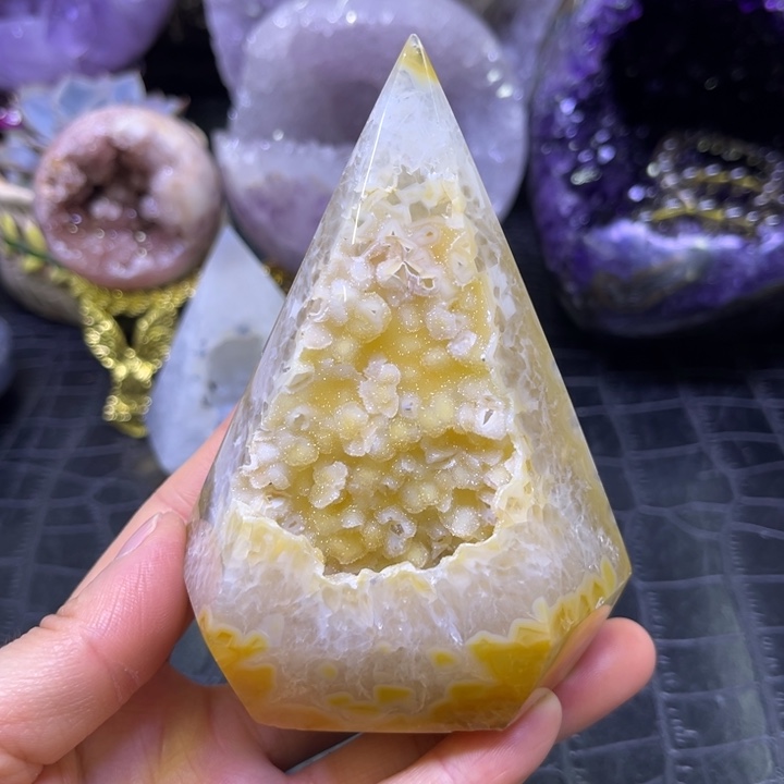 黄金软盆未镶嵌水晶