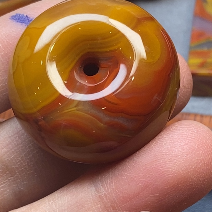 玛瑙/玉髓挂件未镶嵌雨*