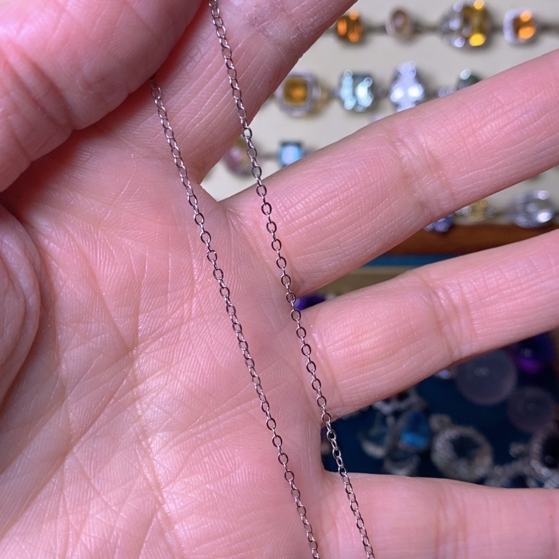 鲟***颈饰坦桑石银S925镶嵌