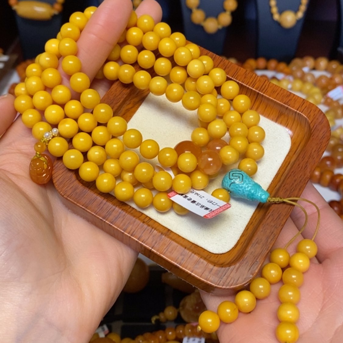 【闪购商品】蜜蜡颈饰未镶嵌项链