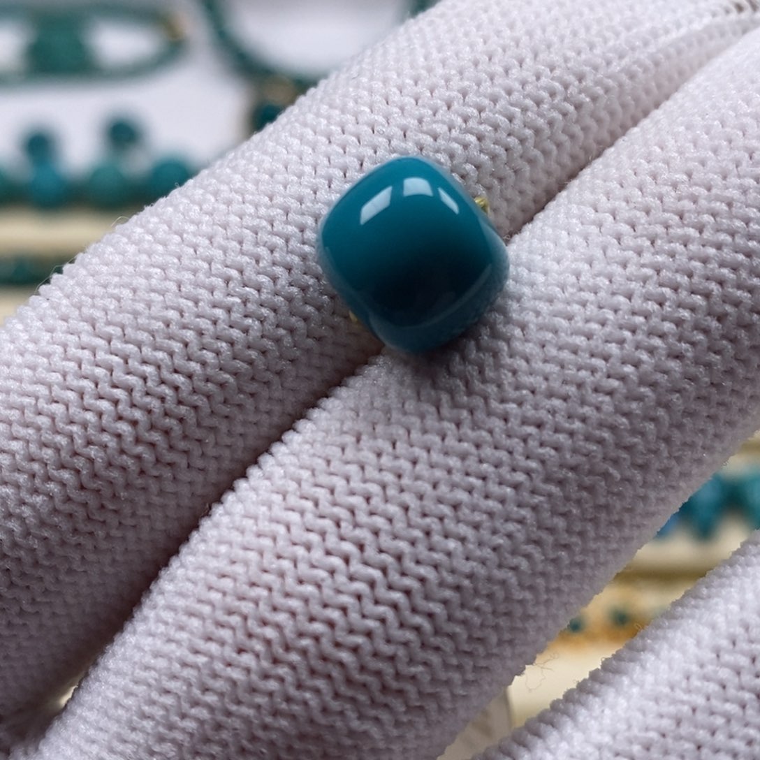 绿松石未镶嵌珠宝奇石老型10*9mm