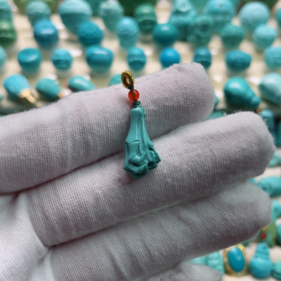 绿松石珠宝奇石未镶嵌