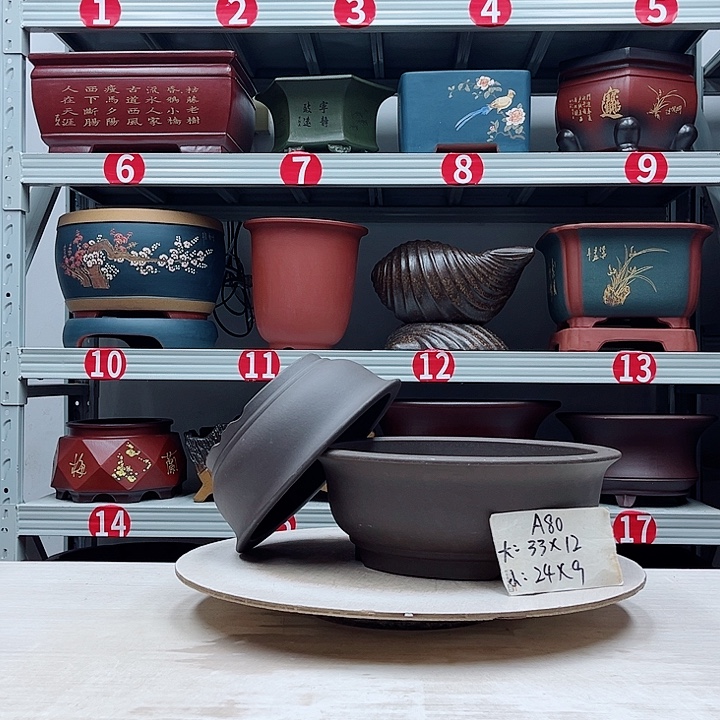 紫砂花盆紫砂花盆