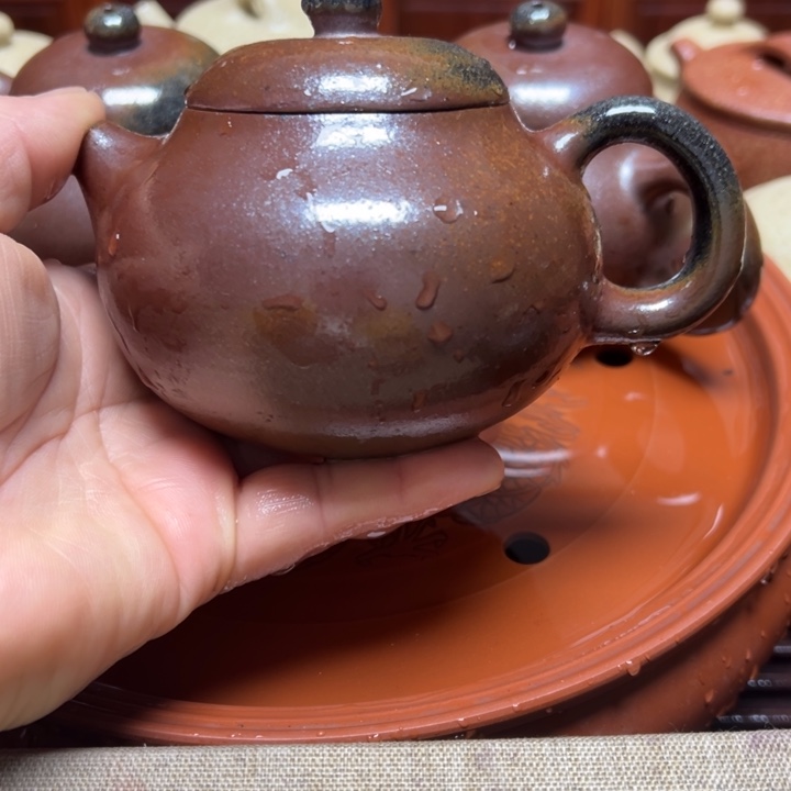 紫砂茶壶宜兴原矿紫泥