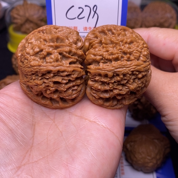把件文玩核桃47全品球疆c279