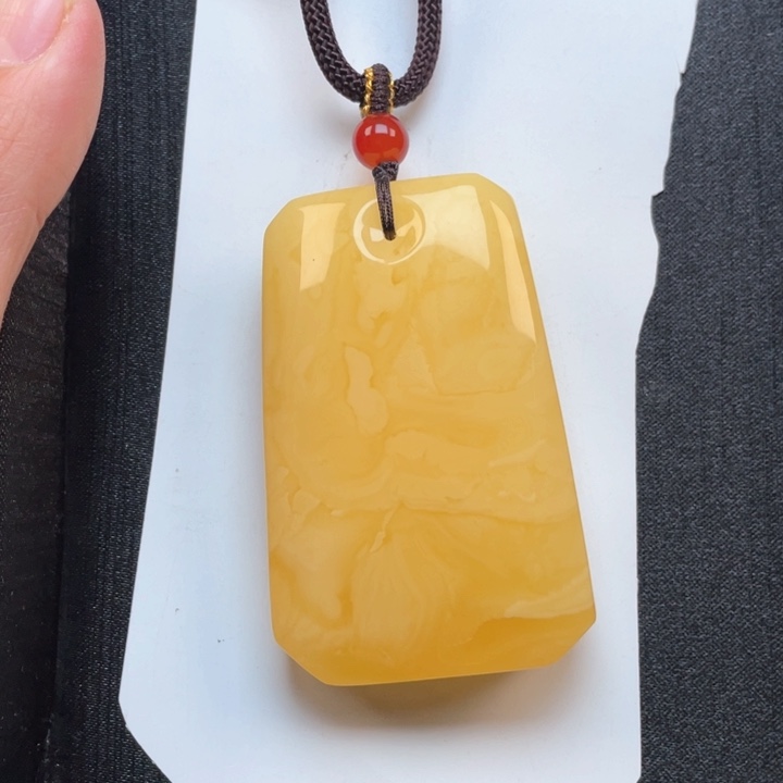 蜜蜡裸石未镶嵌蜜蜡