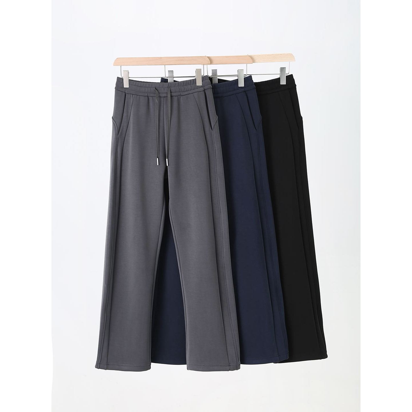 【主播推荐】女士LU家同款砂洗加绒长裤11893