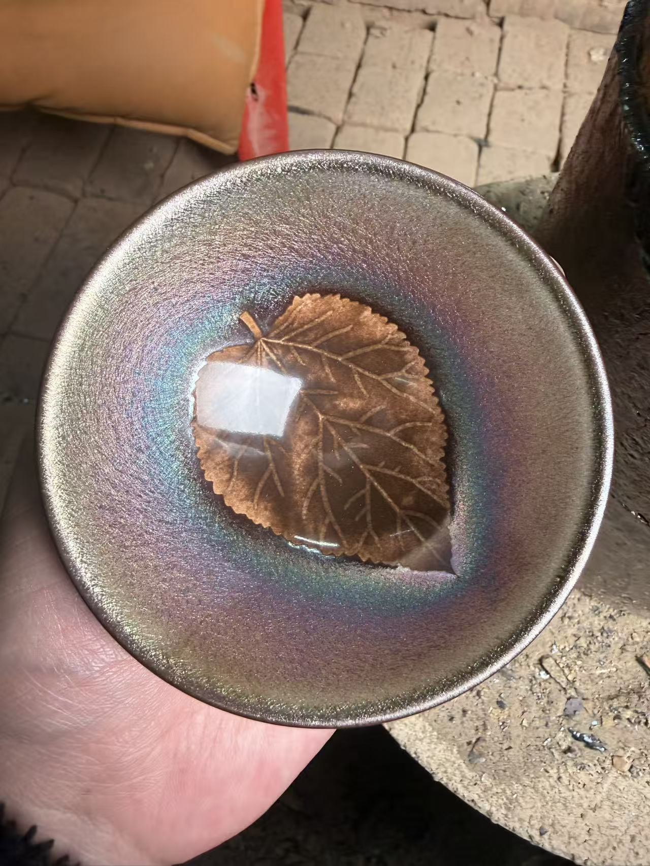 建盏主人杯【七彩木叶】电烧专用茶具