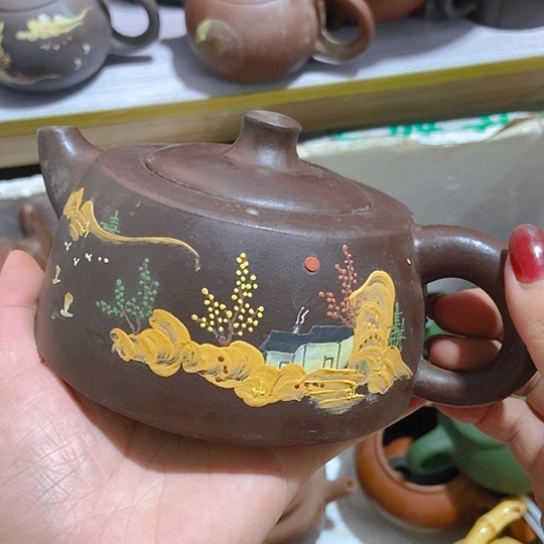 全手工，半手工制作宜兴紫砂壶