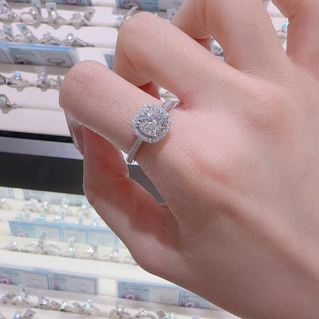 锆石铜合金925银戒指