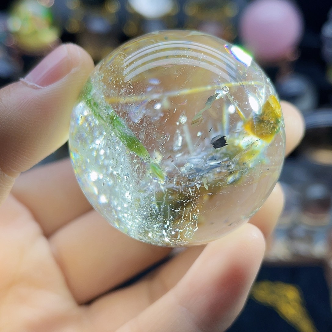 未镶嵌珠宝半成品水晶天然水晶42.4mm