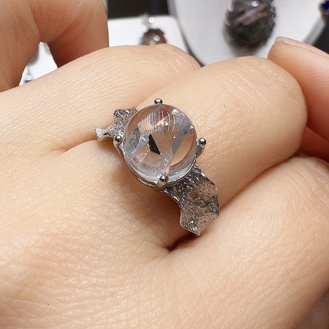 珠宝半成品水晶银S925镶嵌
