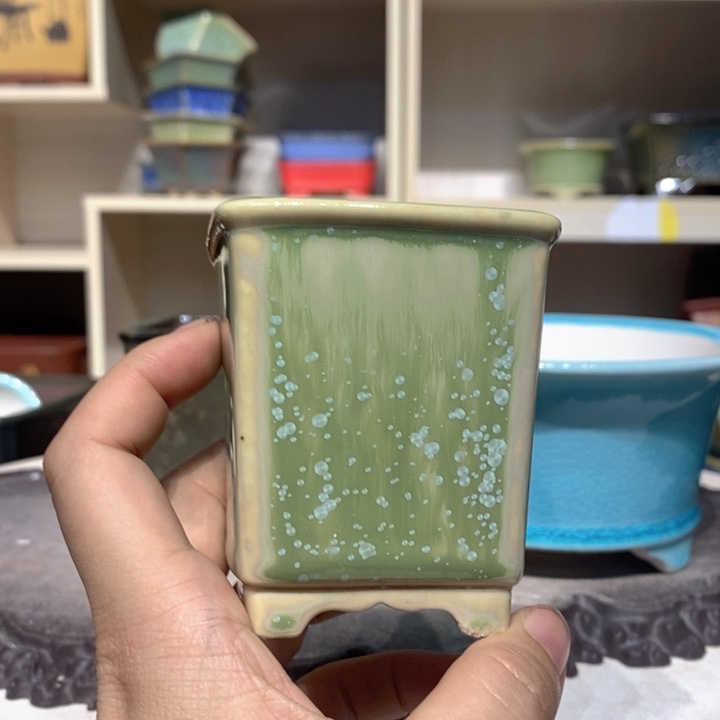 紫砂花盆枫*瑕疵7.5-6.5。。。。