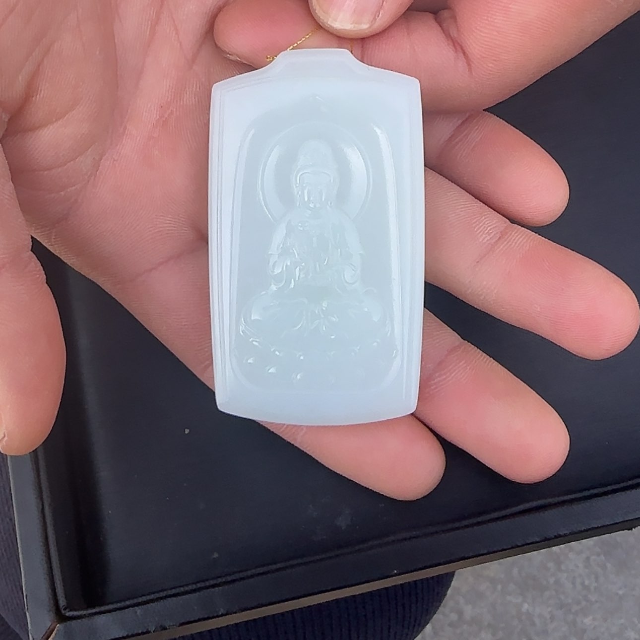 【闪购商品】和田玉颈饰未镶嵌观音吊坠