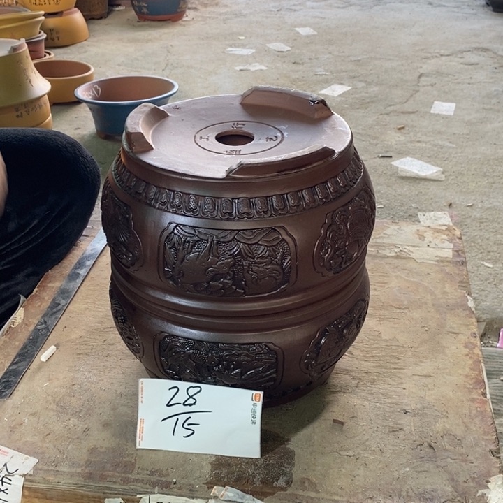 紫砂花盆紫砂紫砂