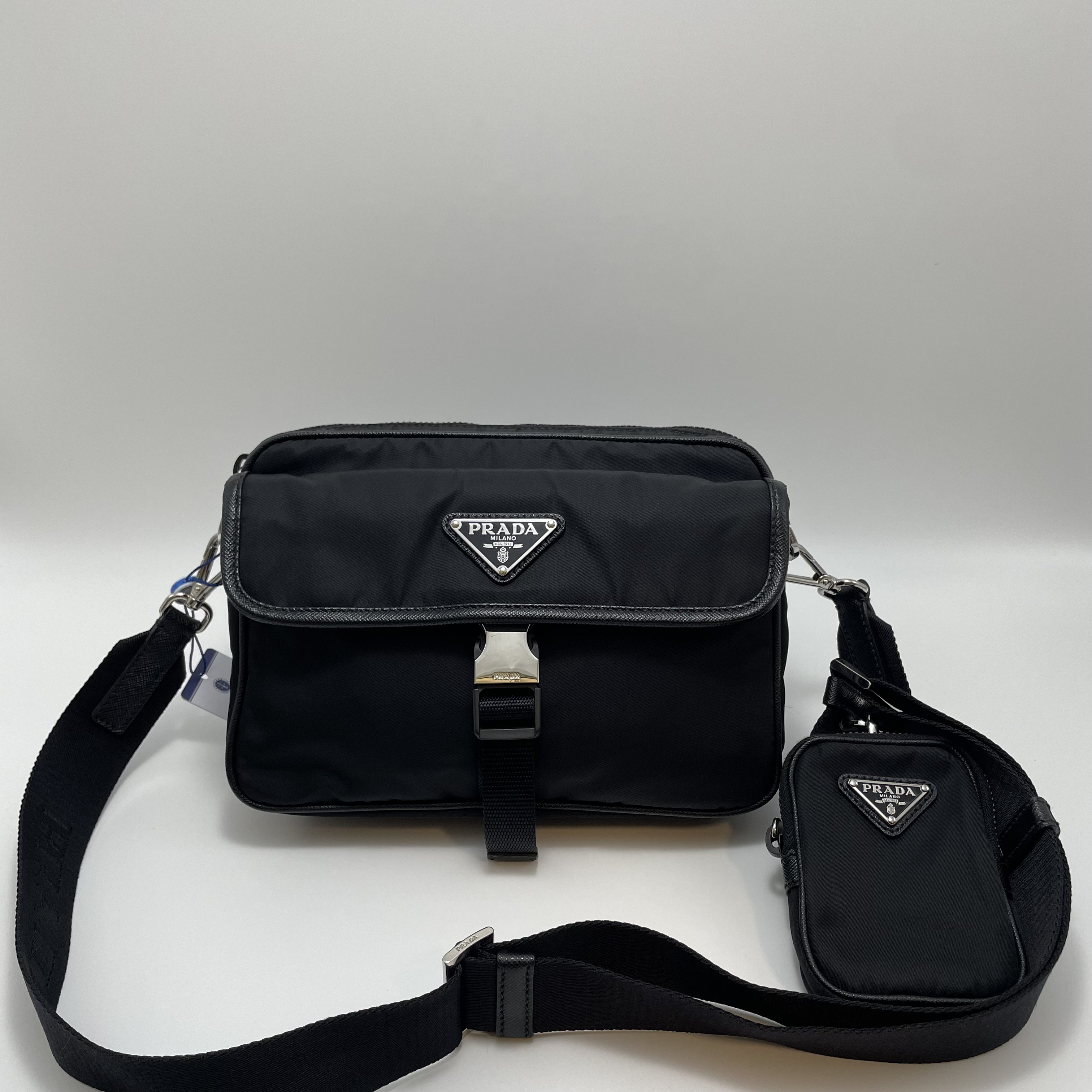 99新 Prada/普拉达 普拉达新款二合一相机包325-22/15/6
