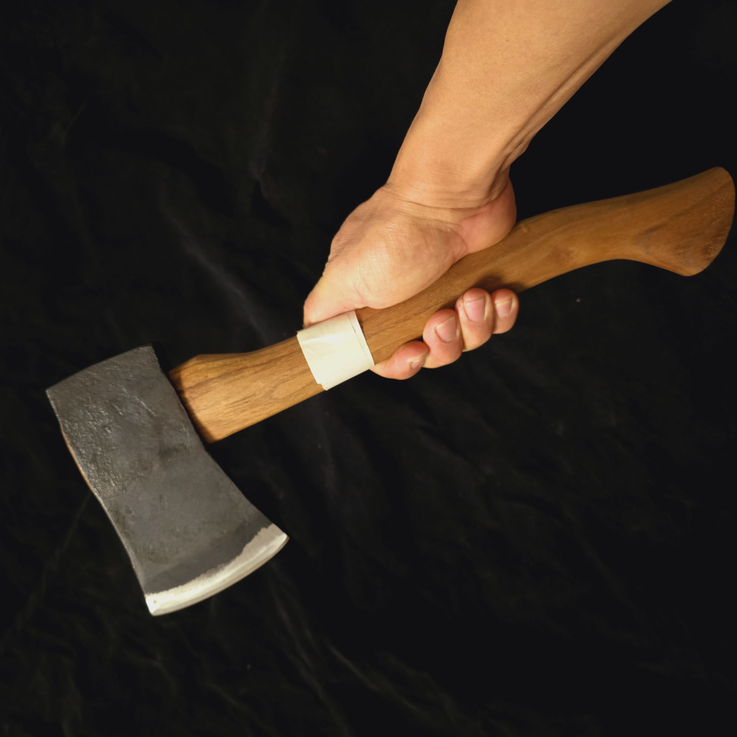 （小板斧）65锰钢锻打手工斧子斧头帮斧子高硬度锋利户外砍树劈