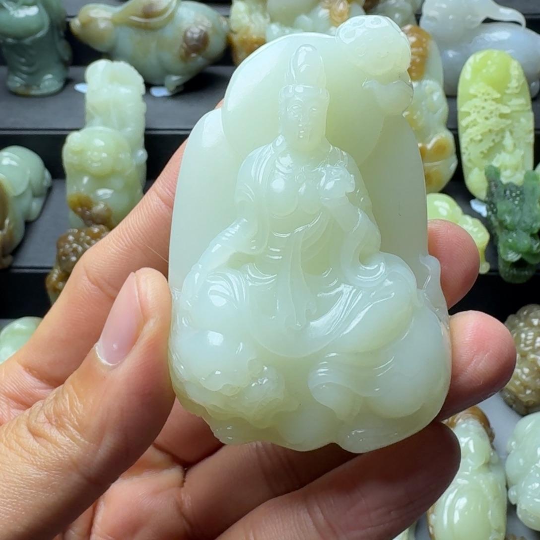 和田玉挂件未镶嵌M**郑