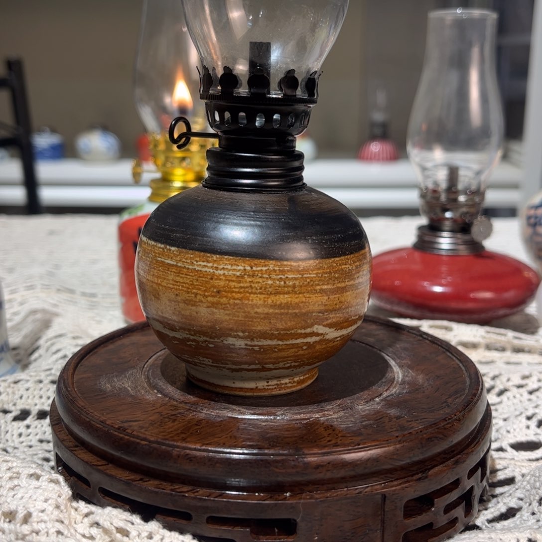 摆件景德镇陶瓷香薰灯