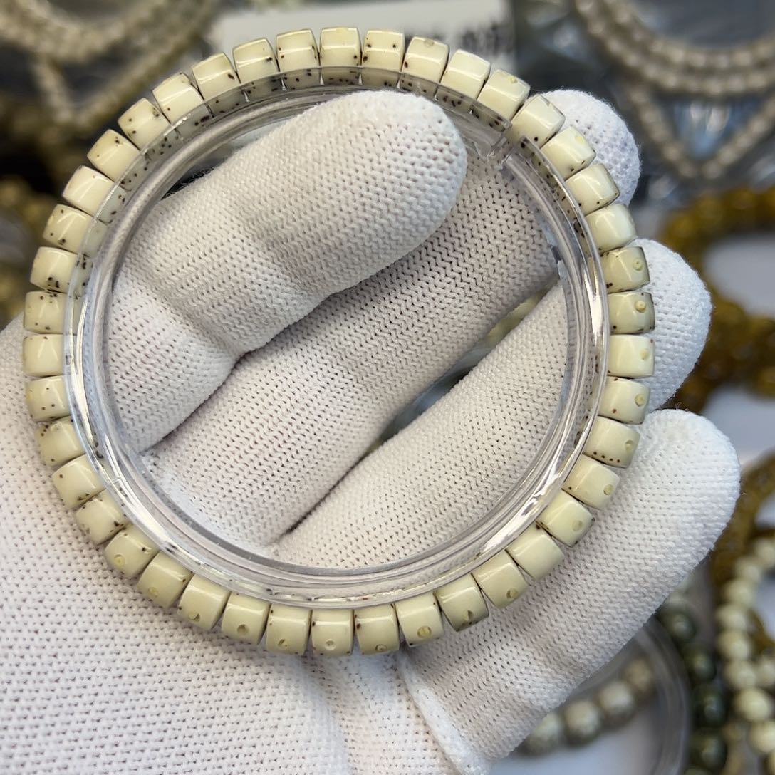 星月菩提手串通体留白药片6.5