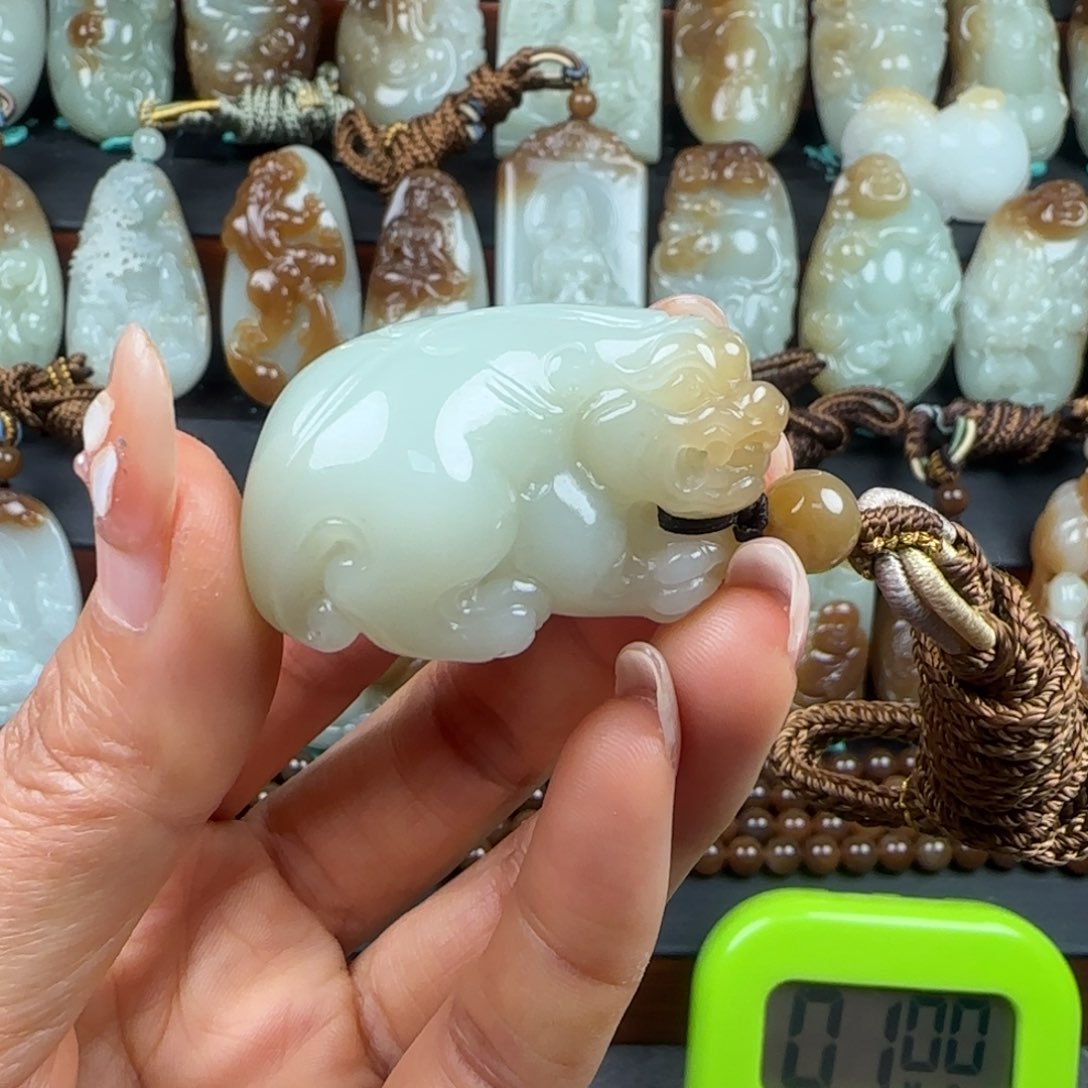 和田玉挂件未镶嵌