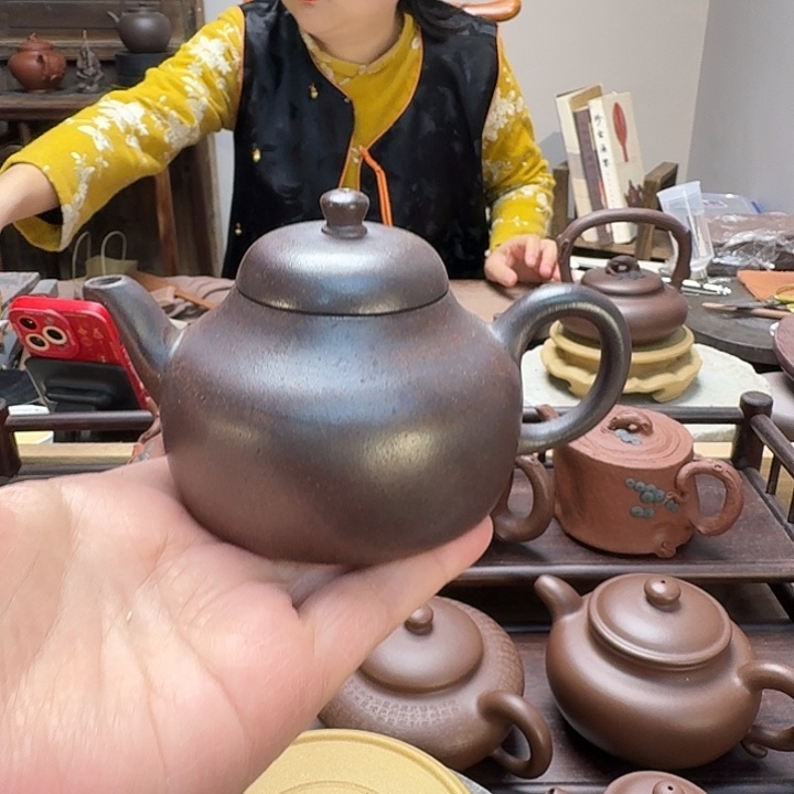 紫砂茶壶半手工制作怀德（150 C c）
