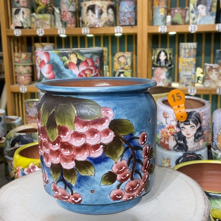 红陶景德镇艺术手绘作品