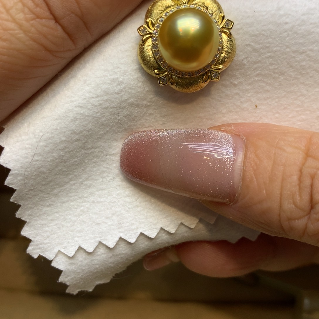 颈饰银S925镶嵌海水珍珠