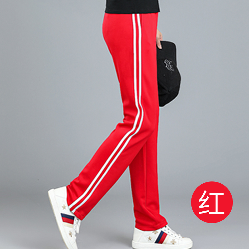 春夏跳广场舞服装新款休闲运动服长裤子直筒宽松曳步舞女裤K3285