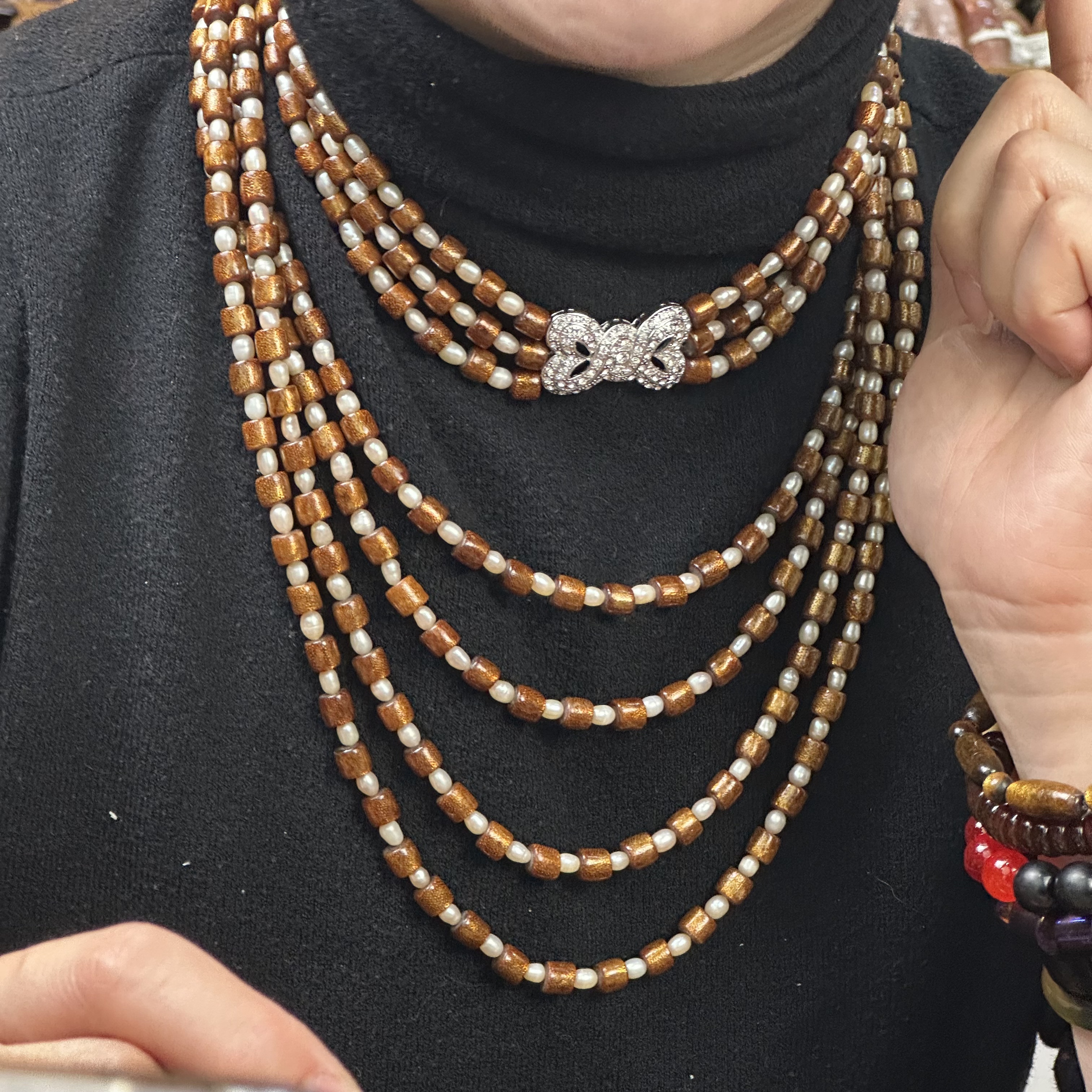 收藏品 金闪闪深海货头 DIY串珠 LG2468