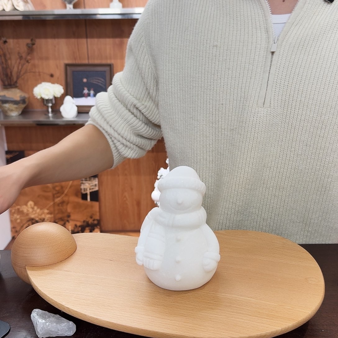 大理石201皇家白玉小雪人