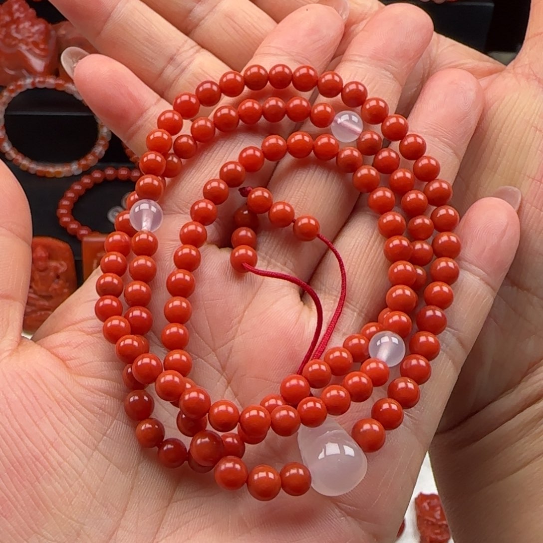 南红玛瑙手串未镶嵌夏*呀