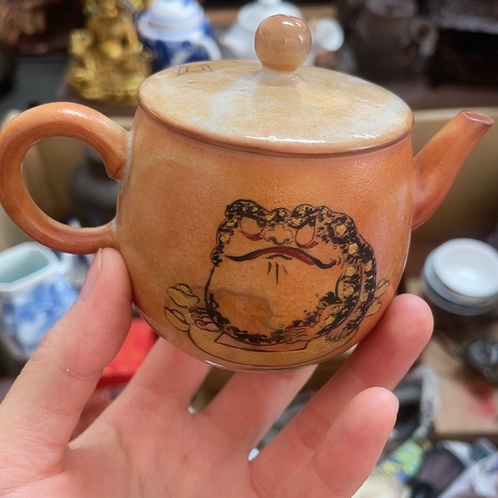 瓷中古工艺品摆件