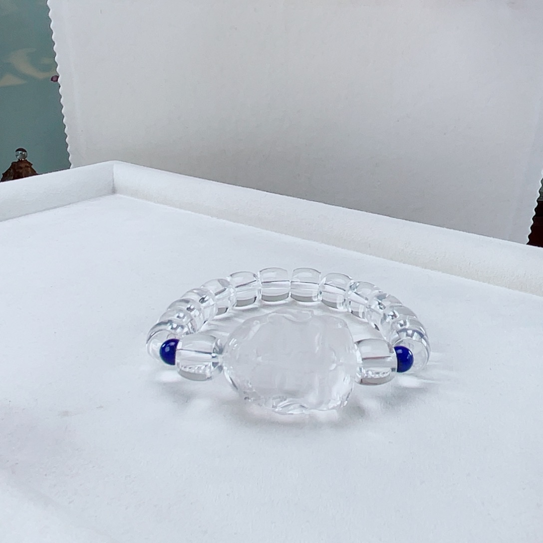 水晶手链未镶嵌水晶10.5