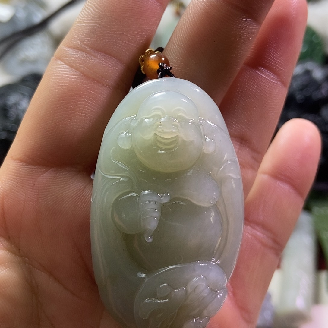 和田玉（糖玉）颈饰未镶嵌