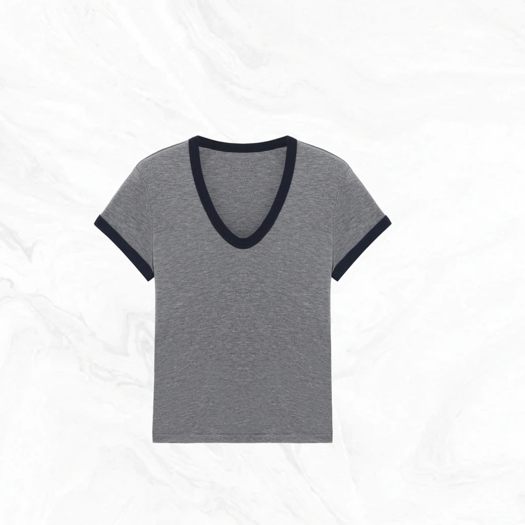 泡妈童装  亲子夏季儿童女童休闲修身短袖T恤25162