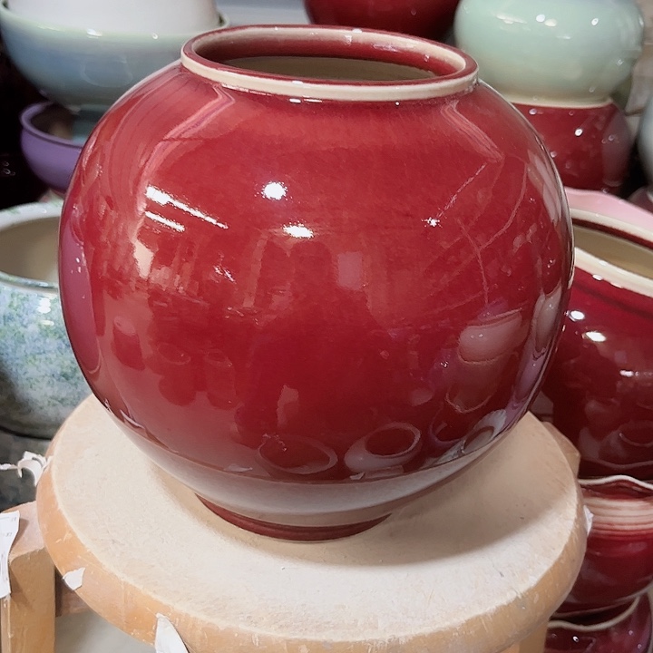 瓶口11高23无孔景德镇陶瓷满29包邮