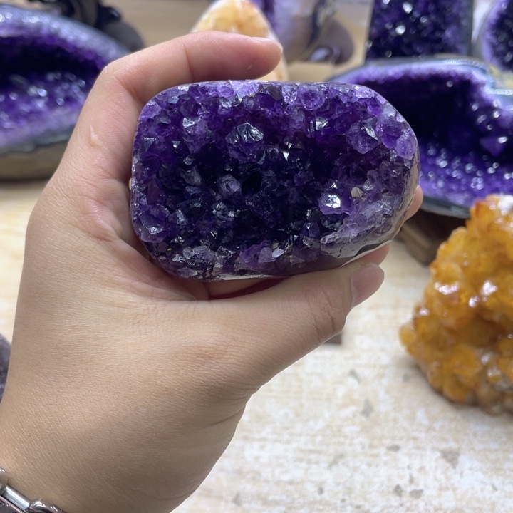 未镶嵌珠宝半成品紫晶