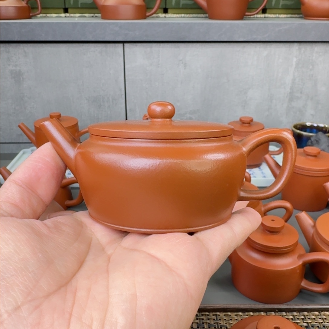 紫砂茶壶微瑕汉瓦