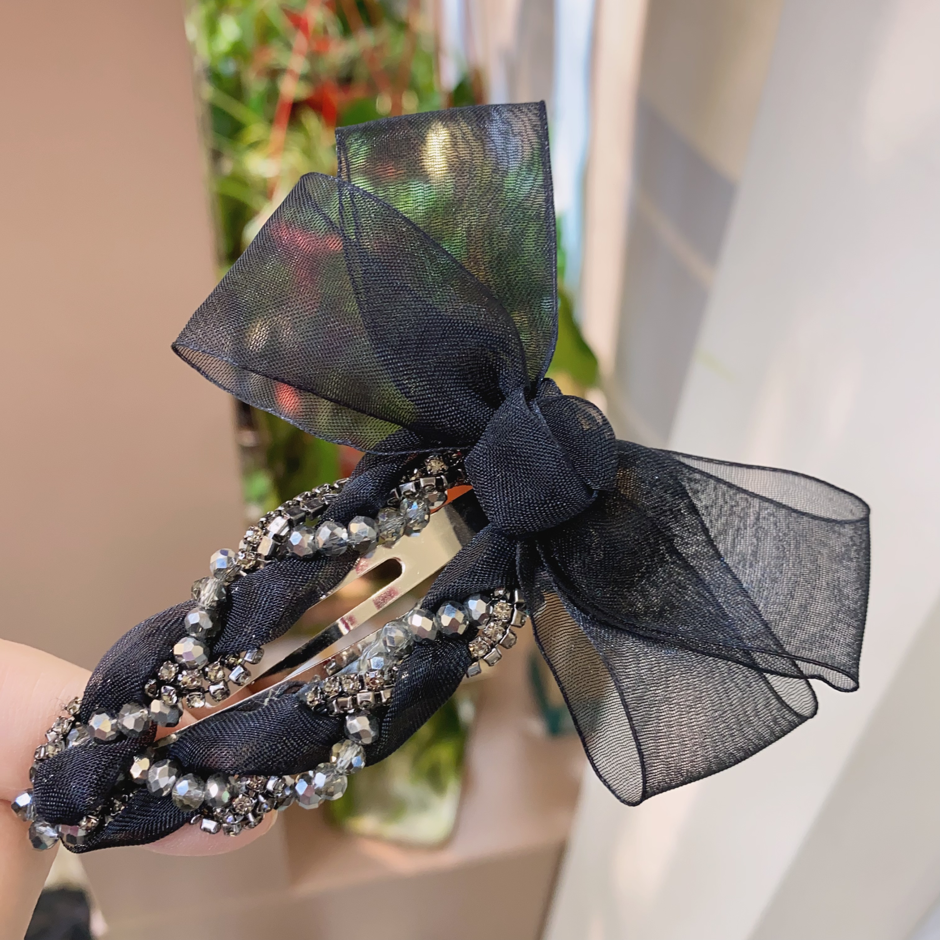 A493黑色缠绕大掰掰夹