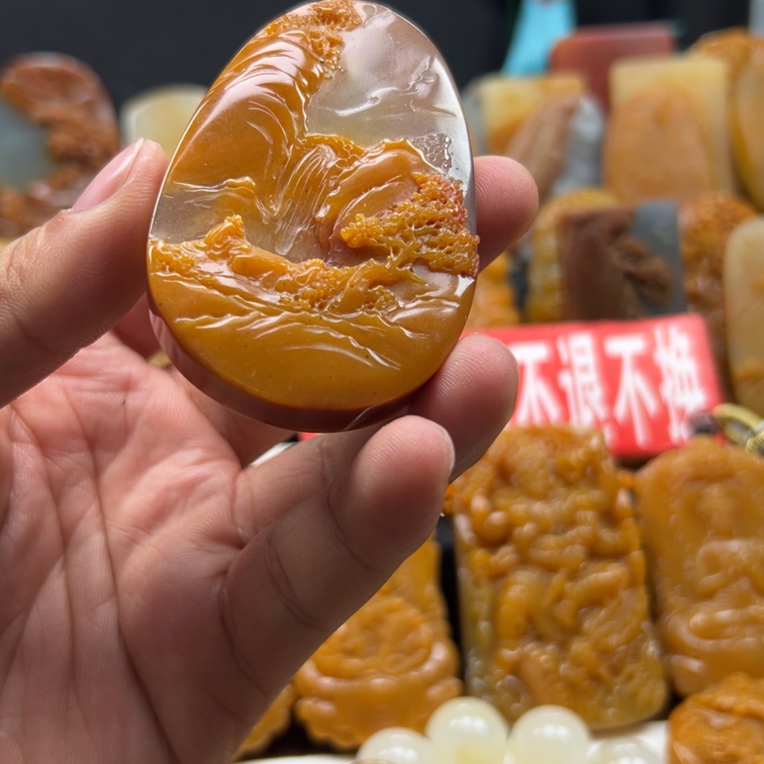 石英质玉（黄龙玉）未镶嵌多选一发货