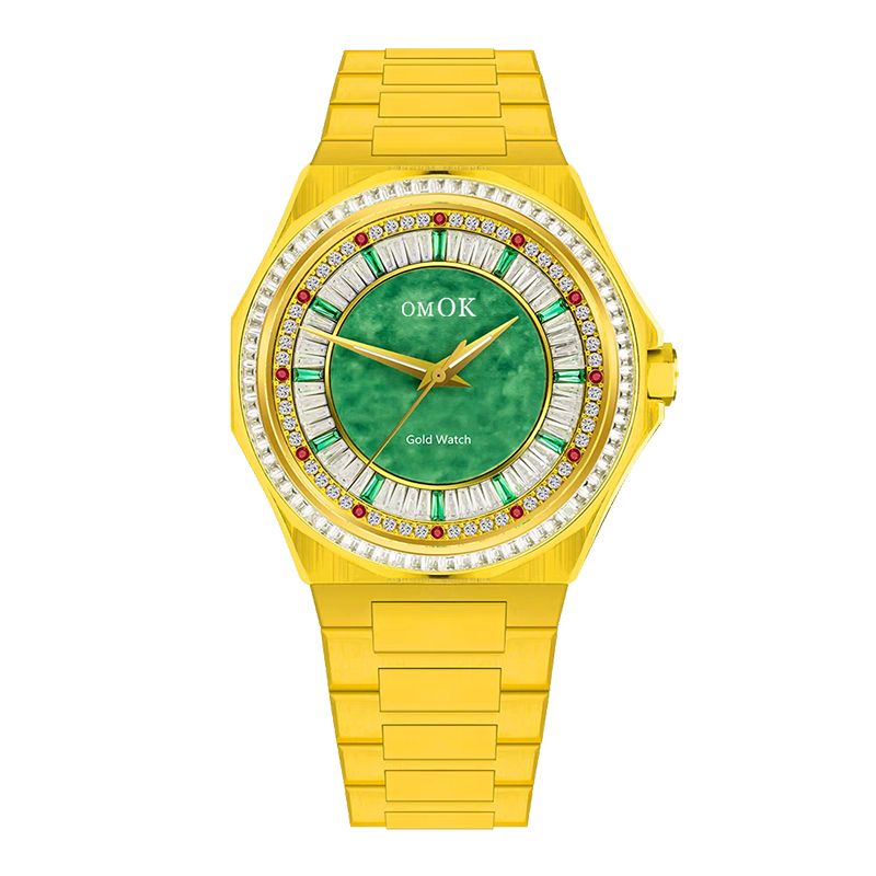 【远华专属】omOK金玉满堂聚宝盆//宝石黄金腕表男款