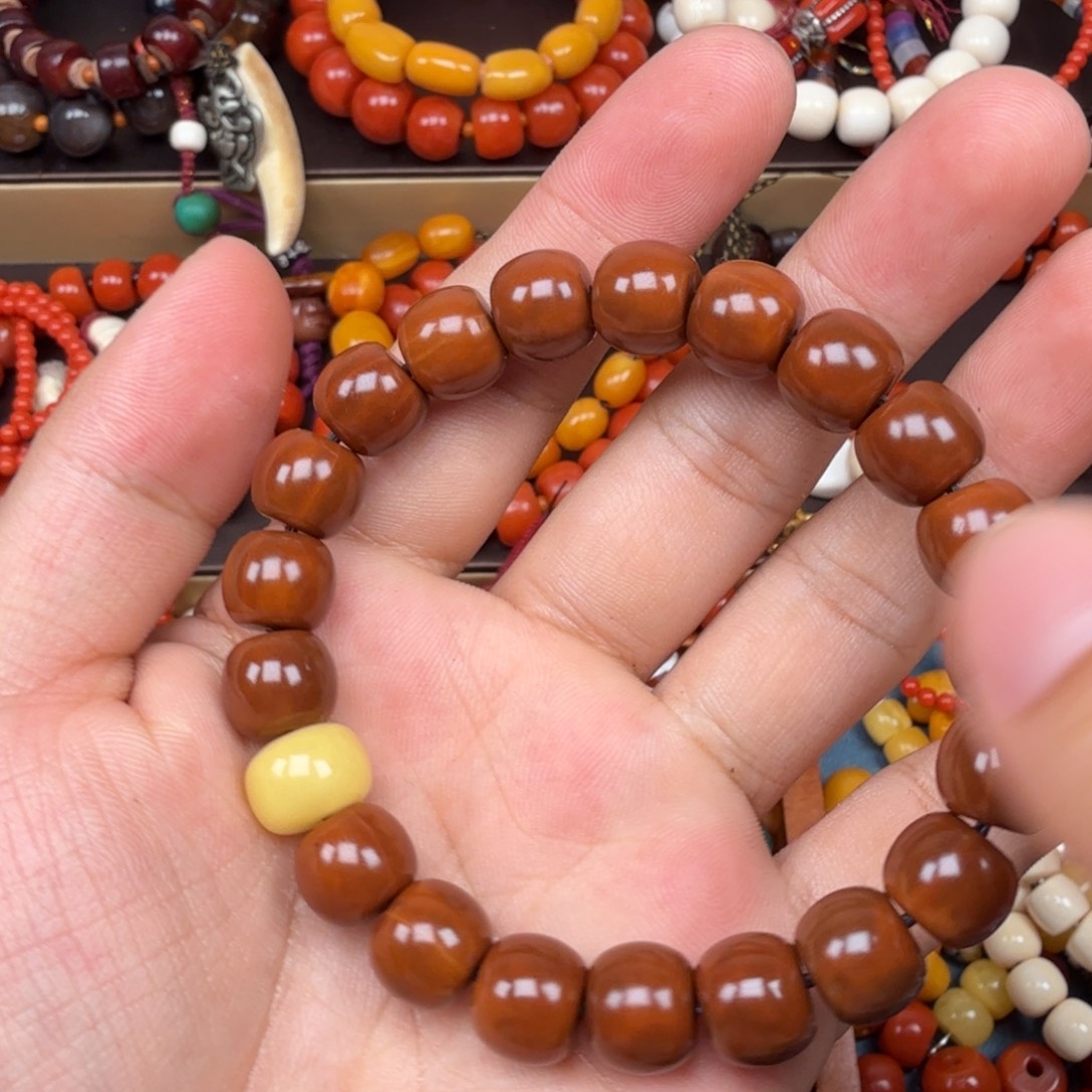 凤眼菩提吊坠手链