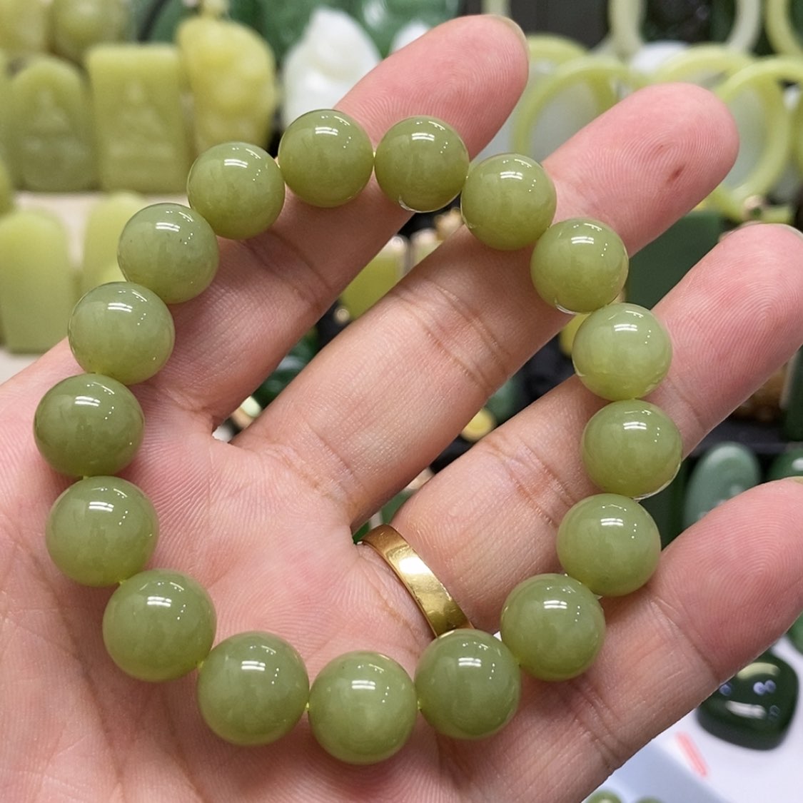 【闪购商品】未镶嵌手链和田玉