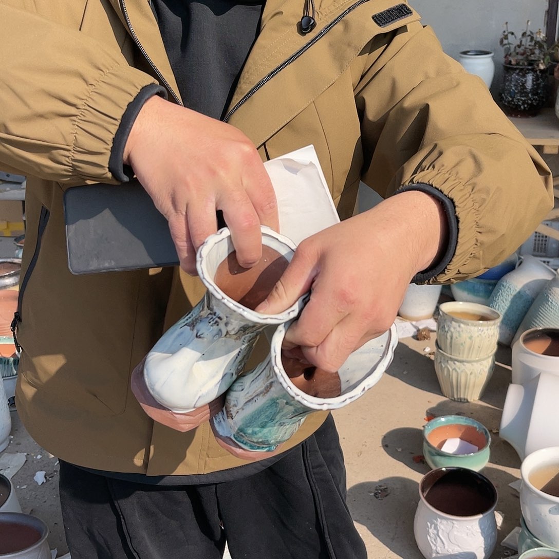 红陶洋洋花盆0224-1068