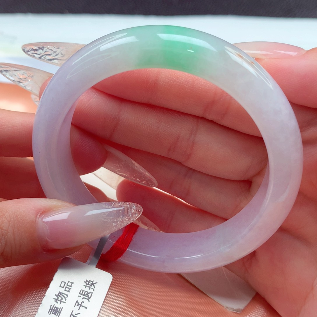 翡翠手镯未镶嵌天然缅甸翡翠A货手镯 1号